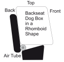 TAMI Backseat L - Auto & Home Hundebox aufblasbar mit Airbagfunktion