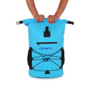Sport Vibrations® Premium Thermo-Dry Bag Rucksack 30 Liter Rolltop Türkisblau Outdoor Rucksack Wasserdicht