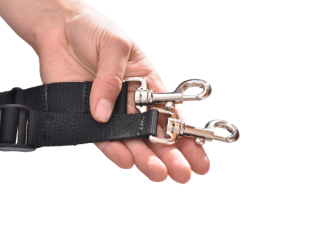 TAMI Zurrrgurte mit Karabiner 4er-SET (2x kurz + 2x lang)