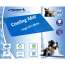 Cooling mat for dogs and cats, self-cooling, blue - Large...
